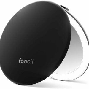 Fancii Taylor LED Lighted Travel Makeup Mirror, Rechargeable with 10x/1x Magnify...