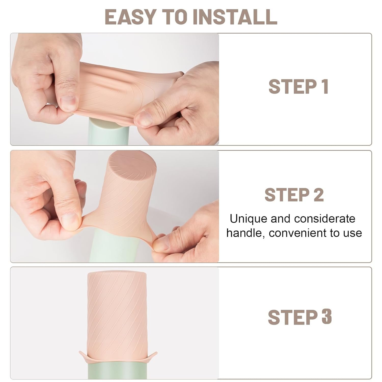 Bottle Covers for Travel, Leak Proofing, Travel Size Container Silicone toiletry sleeves, Leak Locks Travel Accessories for Shampoo Wash Body Bottles and other beauty and personal care(8pcs) - Image 6