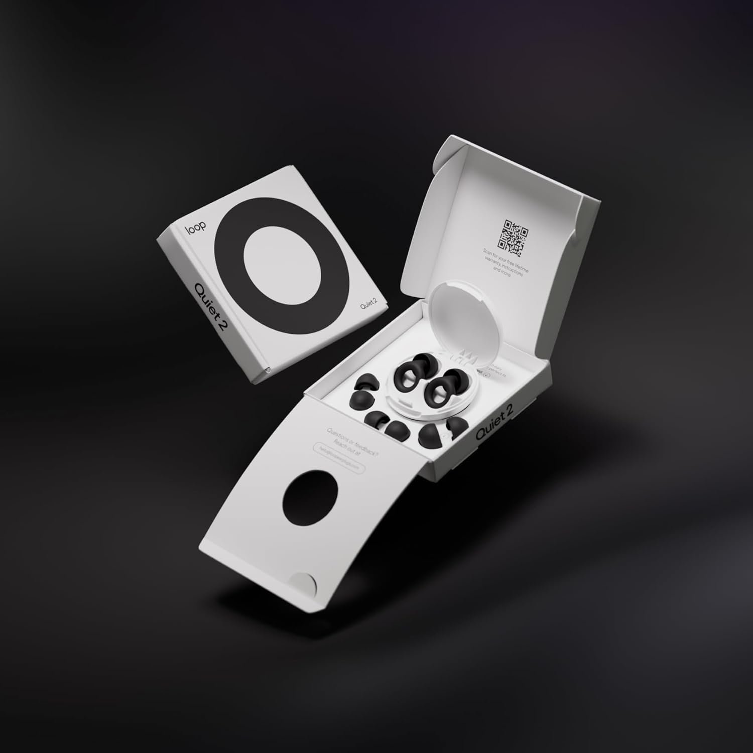 Loop Quiet 2 Ear Plugs – Ultra-Comfy Reusable 24dB (SNR) Noise-Reducing Earplugs for Sleep, Deep Focus, Travel, Noise Sensitivity, Flexible Hearing Protection, Customizable Fit - Image 3