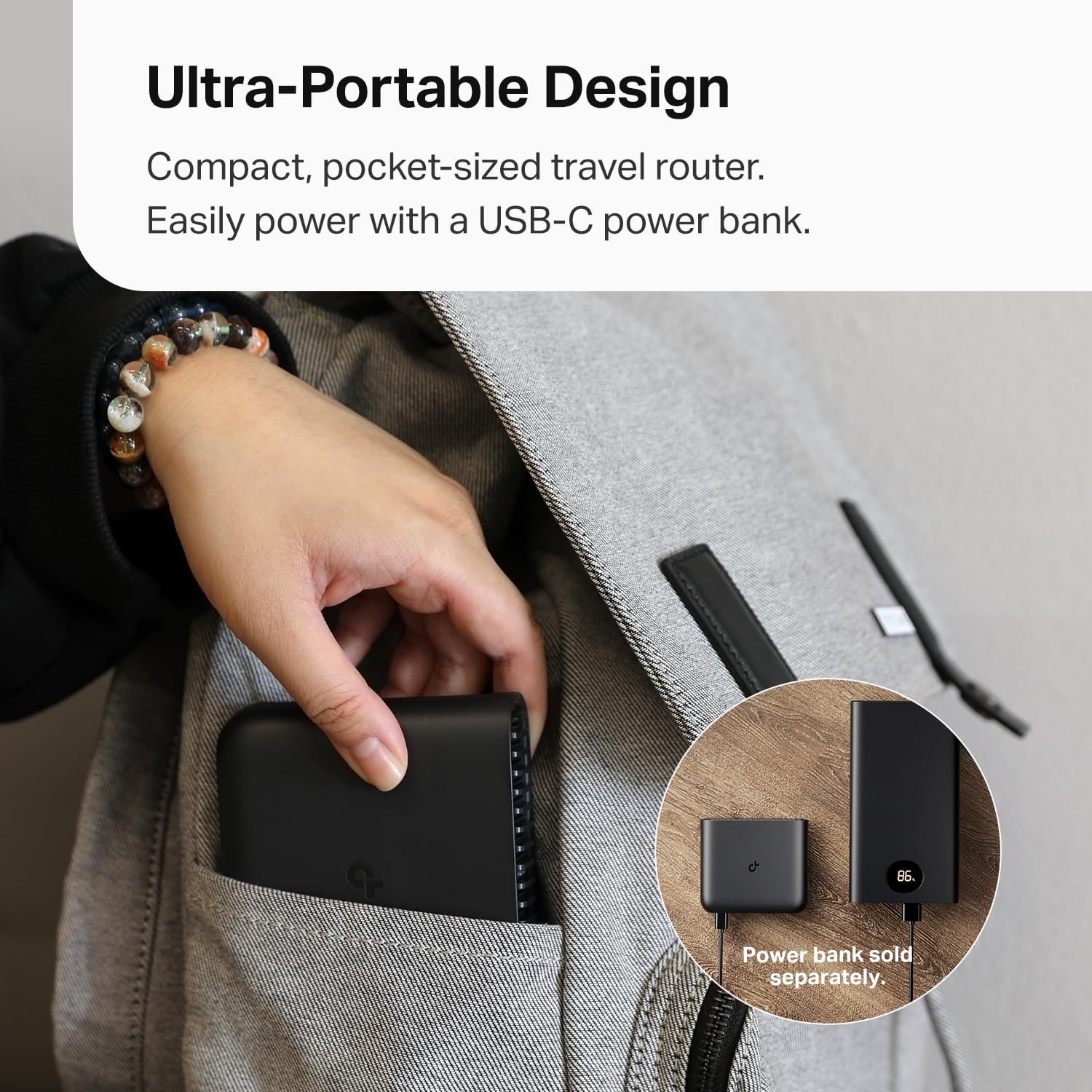 TP-Link Ultra-Portable Wi-Fi 6 AX1500 Travel Router TL-WR1502X | Easy Public WiFi Sharing | Hotel/RV/Travel Approved | Phone WiFi Tether | USB C Powered | Multi-Mode | Tether App | Durable Design - Image 6