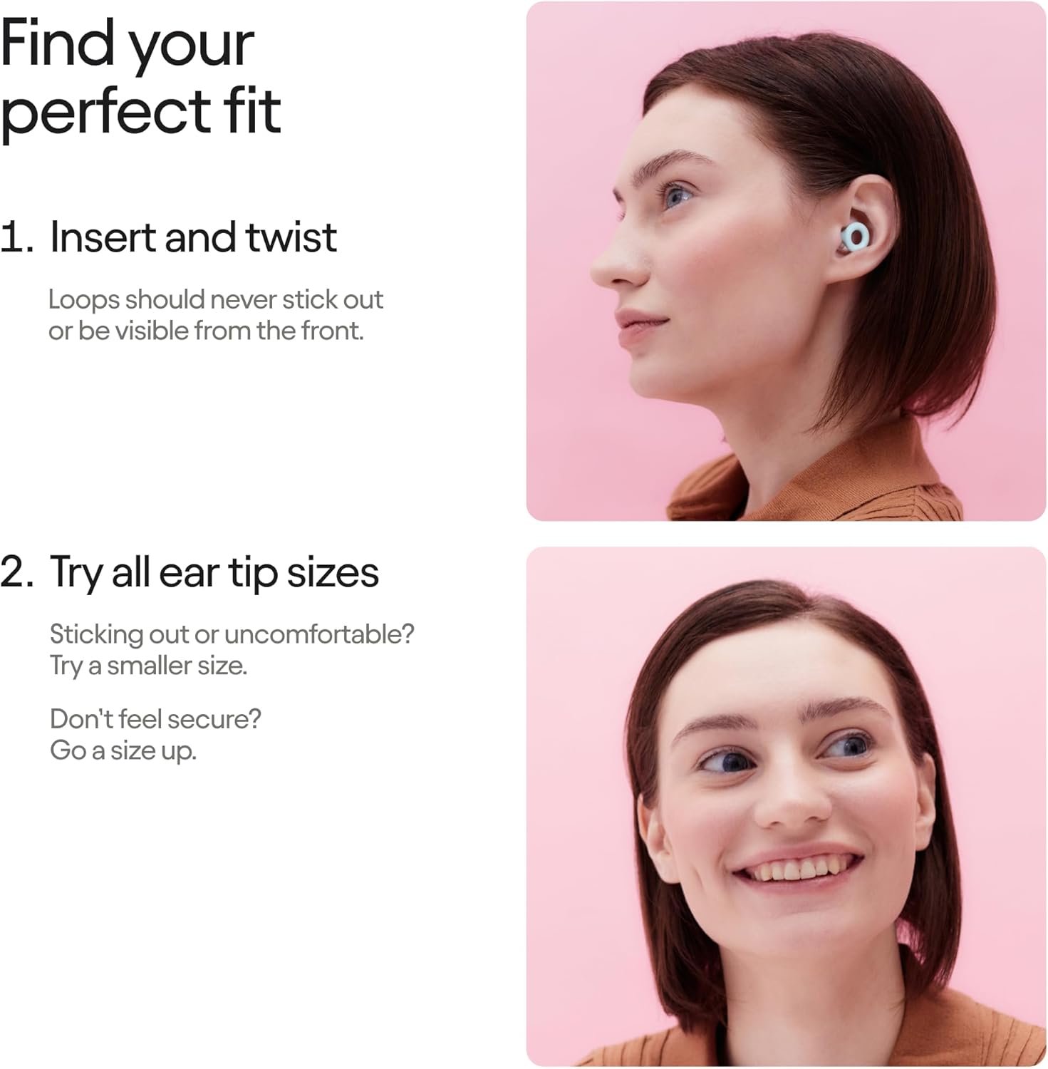 Loop Quiet 2 Ear Plugs – Ultra-Comfy Reusable 24dB (SNR) Noise-Reducing Earplugs for Sleep, Deep Focus, Travel, Noise Sensitivity, Flexible Hearing Protection, Customizable Fit - Image 7