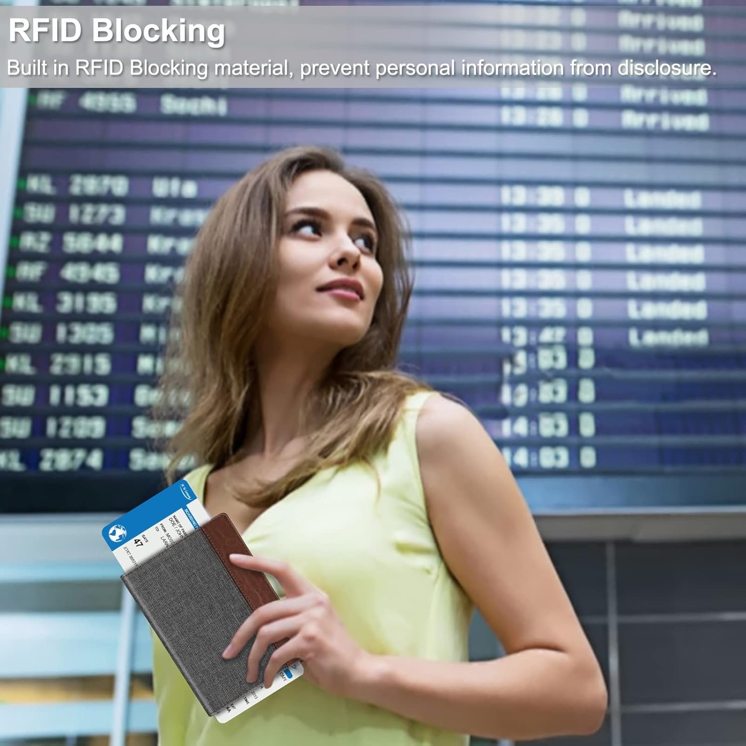 FINTIE Passport Holder, Slim Travel Wallet RFID Blocking Card Case Cover Passport Cover Protector Essentials with Credit Card Slots for Women/Men | Slim, RFID Blocking, Card Case Cover, Essentials, Credit Card Slots - Image 6