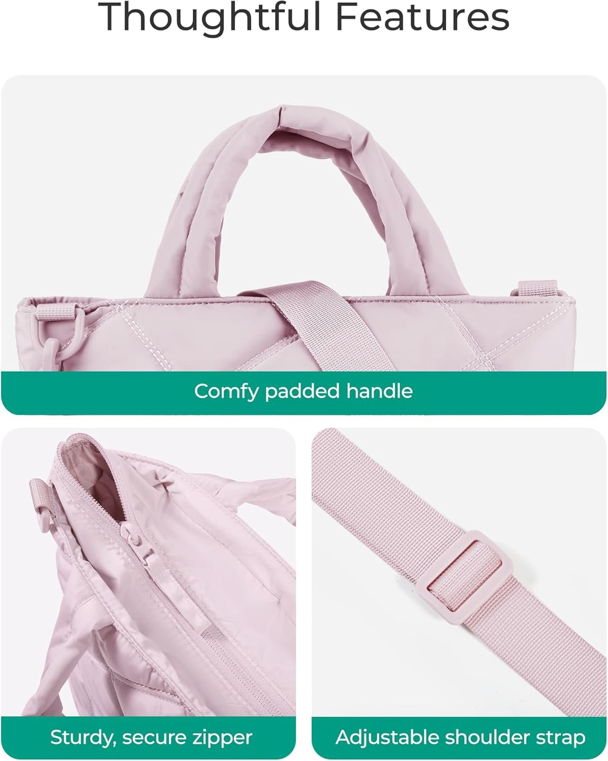 BAGSMART Crossbody Bags for Women, Small Crossbody Bag Cross Body Purse Mini Tote Travel Purse Shoulder Handbags Wallet - Image 6