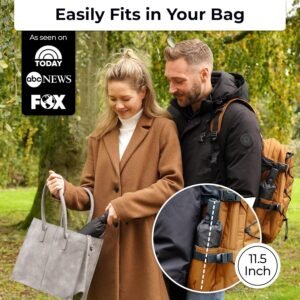 TUMELLA Strongest Windproof Travel Umbrella (Compact, Superior & Beautiful)...