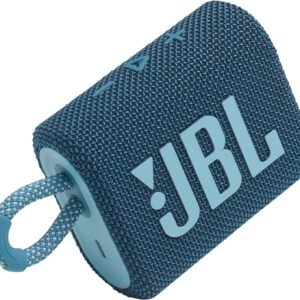 JBL Go 3 – Portable Mini Bluetooth Speaker, big audio and punchy bass, IP67 waterproof and dustproof, 5 hours of playtime, speaker for home, outdoor and travel (Blue)