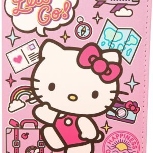 Hello Kitty Passport Holder – Sanrio Passport Holder for Women – Officially Licensed Passport Case (VG701236L.NJ)