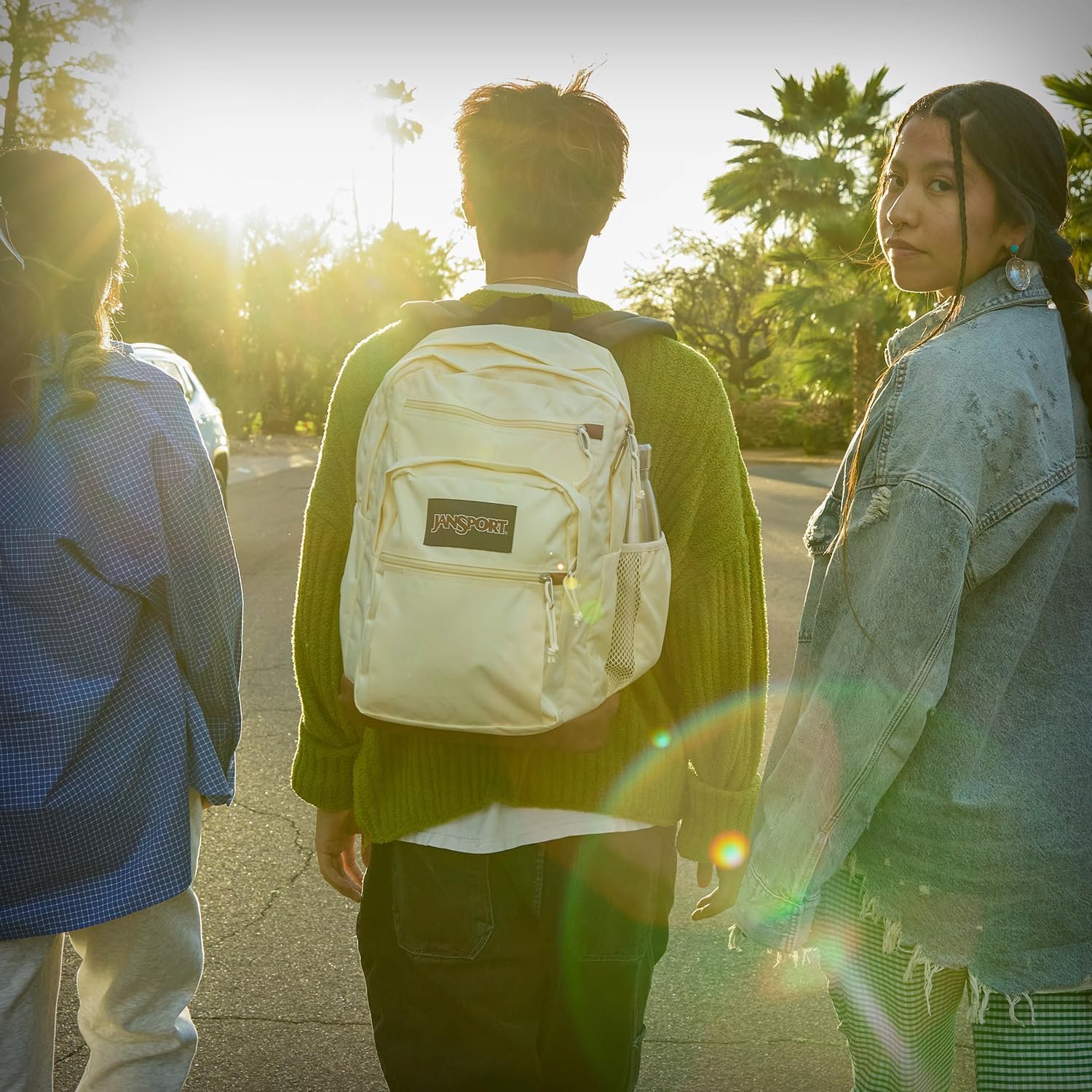 JanSport Cool Backpack, with 15-inch Laptop Sleeve - Large Computer Bag Rucksack with 2 Compartments, Ergonomic Straps, Black - Image 8