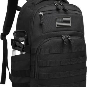 Wotony Military tactical backpack, backpack for men black small tactical assault...
