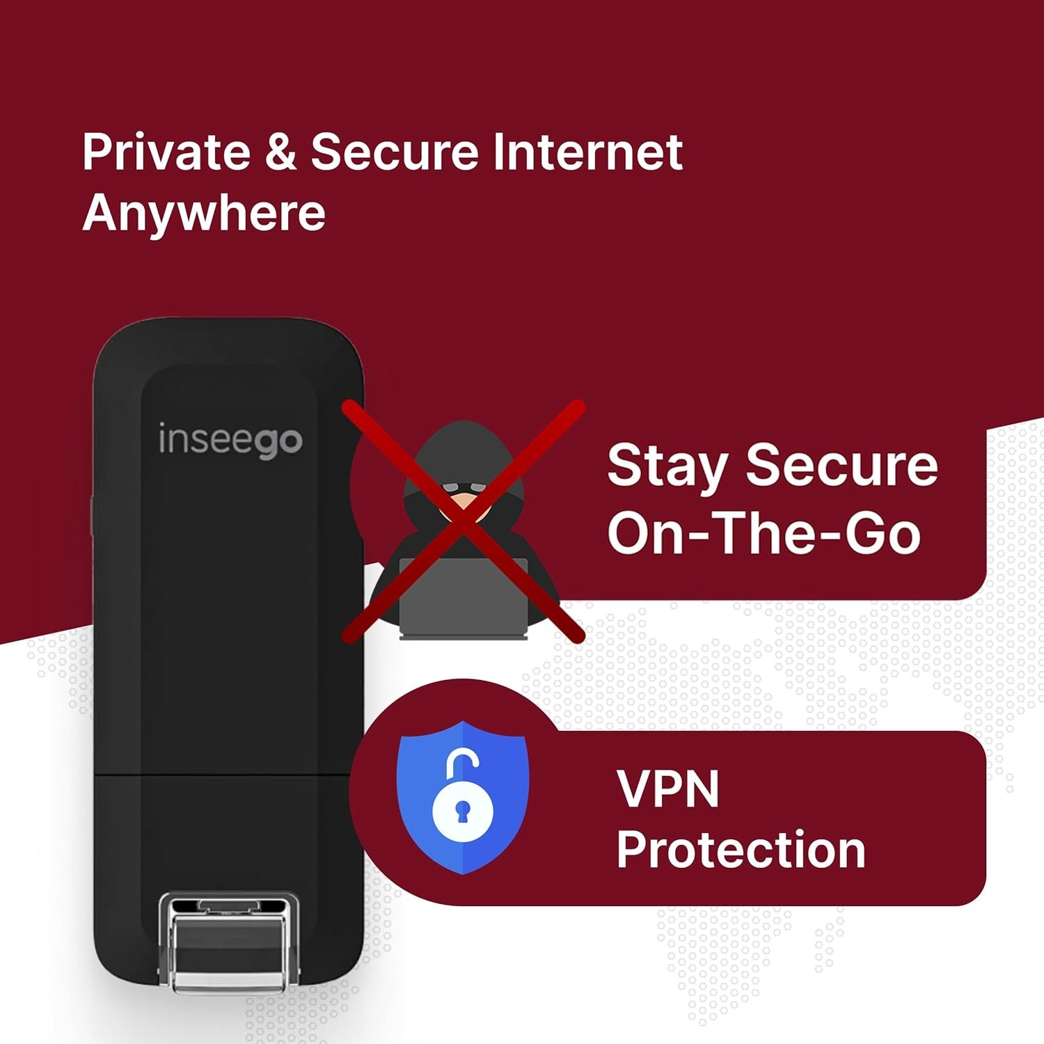 Inseego USB8 Global USB Modem – Portable Unlocked Mobile 4G LTE Modem, High-Speed LTE Performance up to 480 Mbps, for Business Travelers and First Responders - Image 8