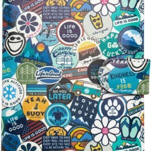 Life is Good Travel Passport Cover – Anti-Theft Passport Holder Wallet wit...