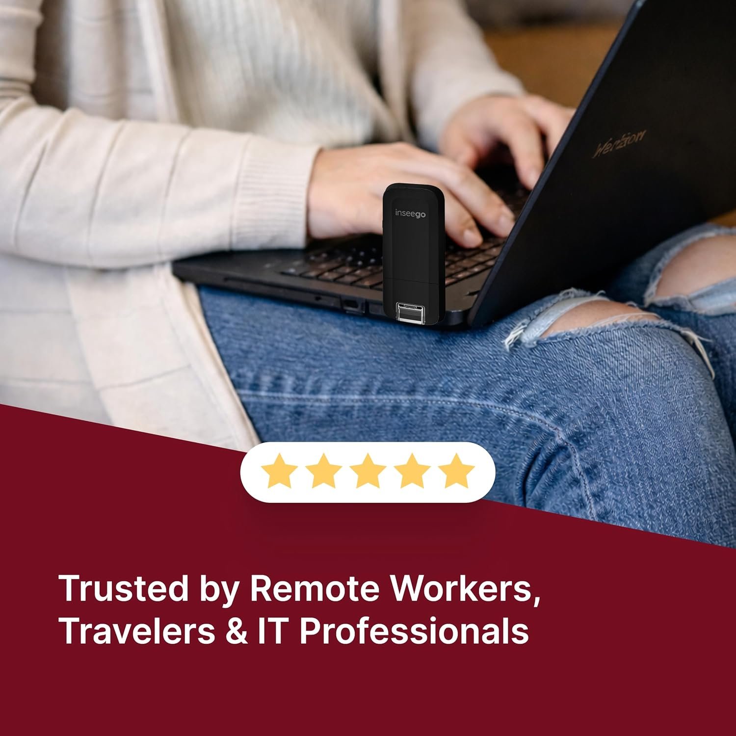 Inseego USB8 Global USB Modem – Portable Unlocked Mobile 4G LTE Modem, High-Speed LTE Performance up to 480 Mbps, for Business Travelers and First Responders - Image 9