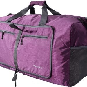 Woogwin Travel Duffel Bag Large Foldable Waterproof Overnigh...