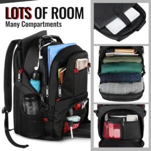 YOREPEK Large Backpack for Men, Extra Large Laptop Backpacks for Men Women, Wate...