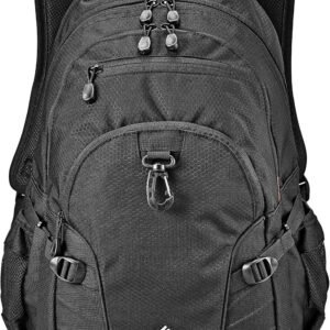 High Sierra Loop Backpack, Travel, or Work Bookbag with tablet sleeve, One Size, Black